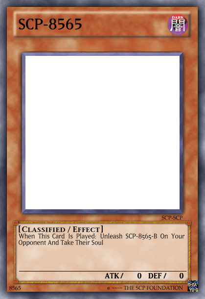 The SCP Foundation - Casual Cards - Yugioh Card Maker Forum