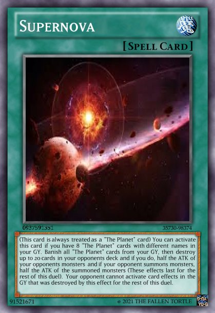 The Planets Archetype. Is it Viable? (Finished) - Casual Cards - Yugioh ...