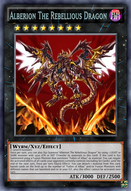 Alberion The Rebellious Dragon Realistic Cards Yugioh Card Maker Forum