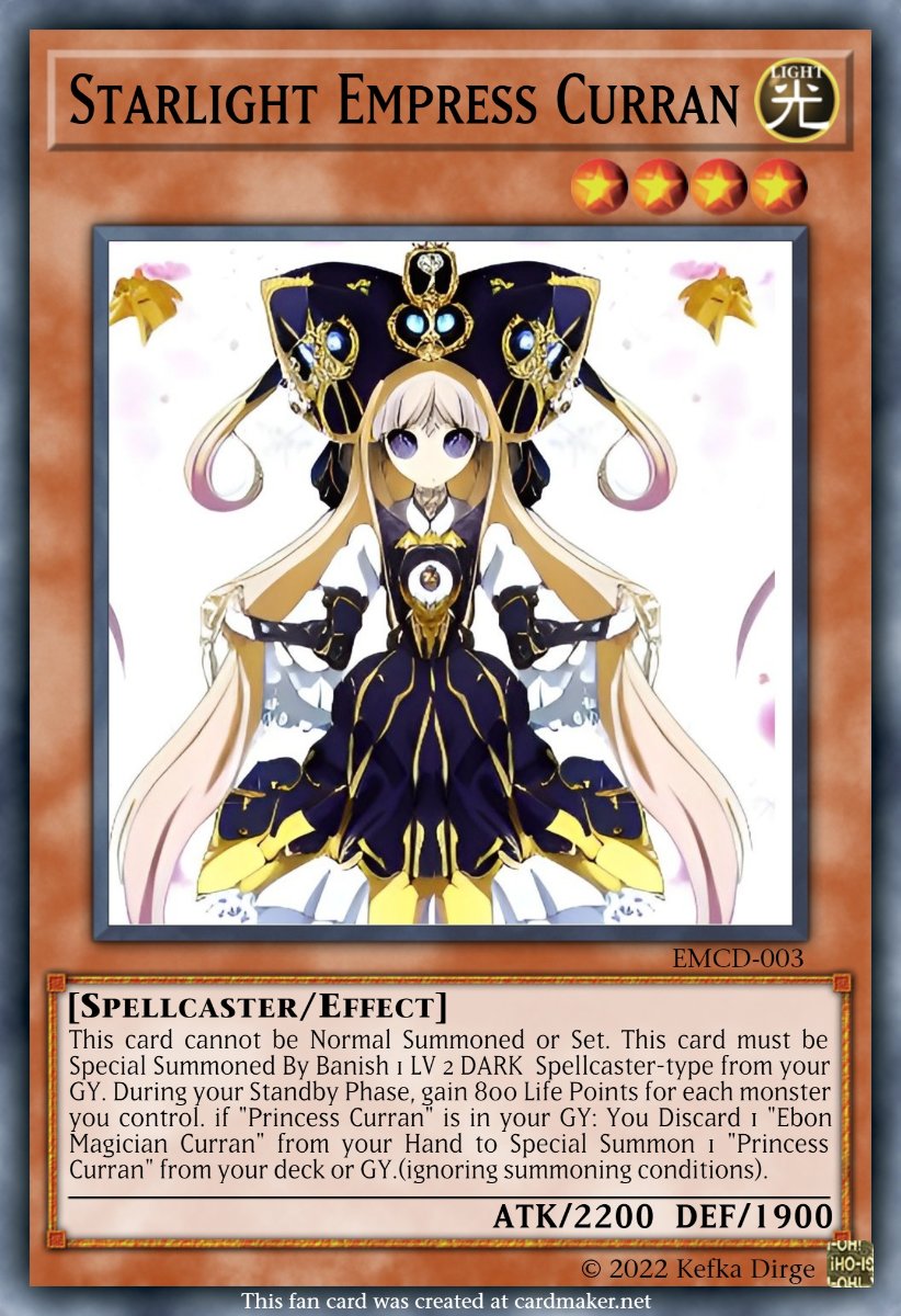 Princess Curran Support and arch-type - Casual Cards - Yugioh Card