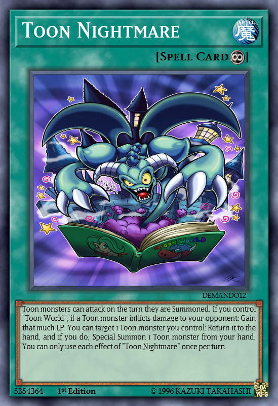 Toon Support Realistic Cards Yugioh Card Maker Forum